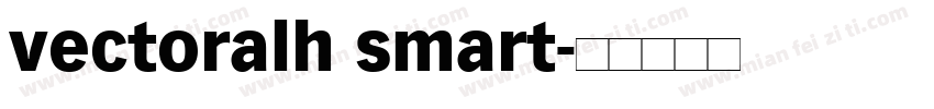 vectoralh smart字体转换